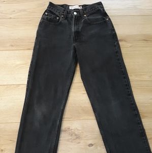 VINTAGE LEVI'S Black Denim Jeans